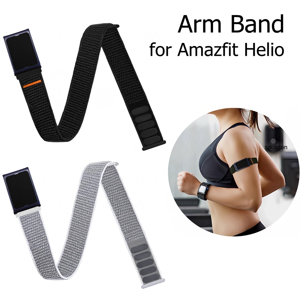 22 มม.ไนลอนกีฬาข้อเท้า/Arm Band ใช้งานร่วมกับ Amazfit Helio สายรัด, ยืดหยุ่นถัก Bicep Band สําหรับ Garmin Venu 3/Venu 2/Vivoactive 4 & Forerunner 570-47 มม./265/255/255