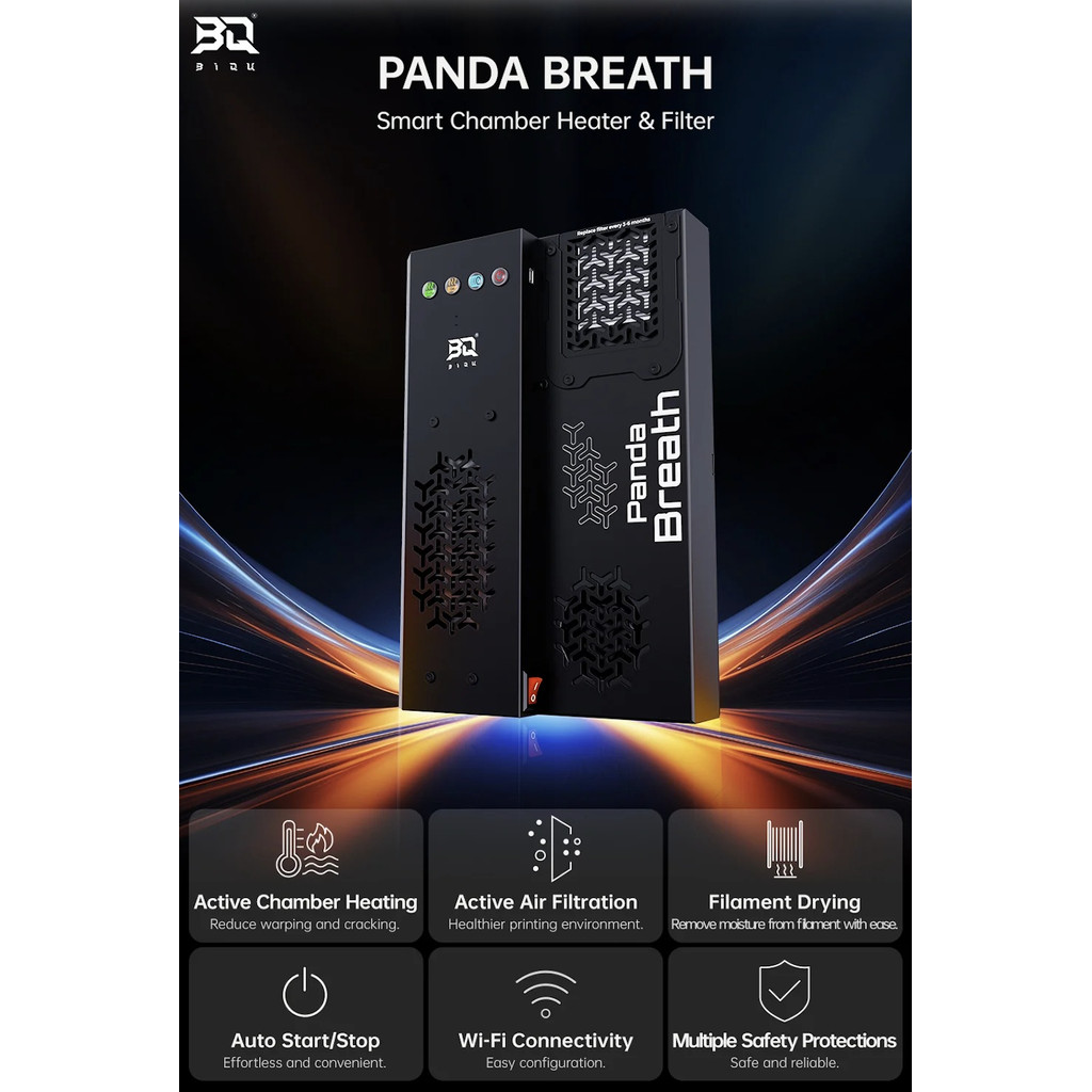 BIQU Panda Breath ระบบทำความร้อนและกรองอากาศอัจฉริยะสำหรับเครื่องพิมพ์ Bambu Lab P1/X1 ราคา ถูกที่สุด ดีลบีเคเค แกลเลอรีภาพที่ 4