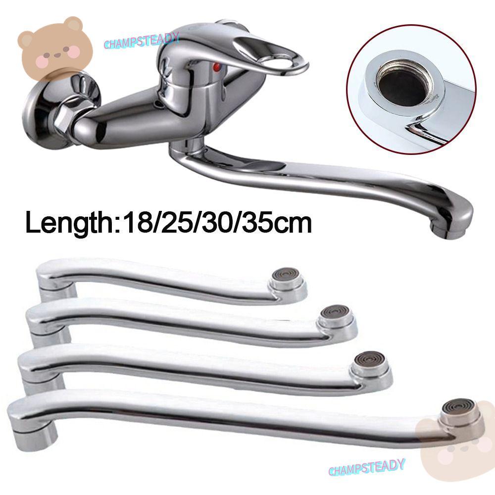 CHAMPSTEADY Faucet Extender Connector, S-type Quick Open Bas Faucet Tube, Fashion Stainless Steel Si
