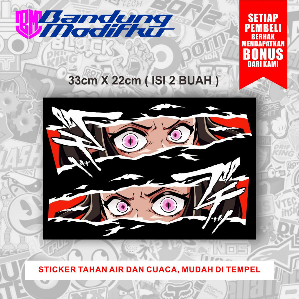 MATA สติ๊กเกอร์แพ็ค / ชุดซ้ายขวา Anime Eyes 11