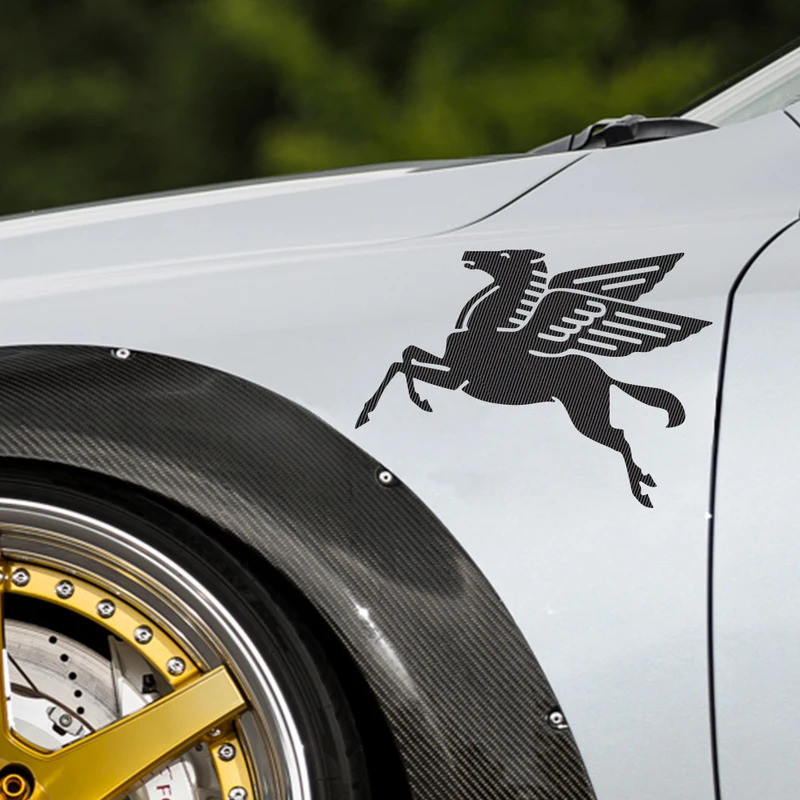 สติกเกอร์รถ Creative Pegasus Power Decal DIY Horse Movement ตกแต่งรูปลอก