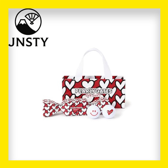 【Direct From Japan】 [Pearly Gates] Golf Balls (With Love, Set of 2) / Golf Heart / 053-5184211 030_W