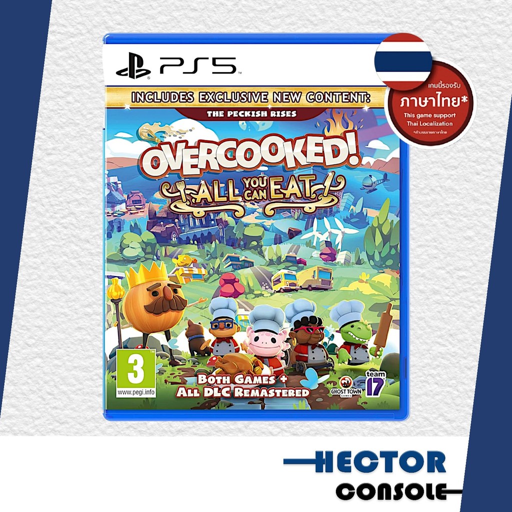 [PS5] : Overcooked All You Can Eat Ps5 (NEW มือ1)📍(รองรับภาษาไทย) เล่นได้ 1-4 คน  สินค้าพร้อมส่ง (Overcook Ps5)