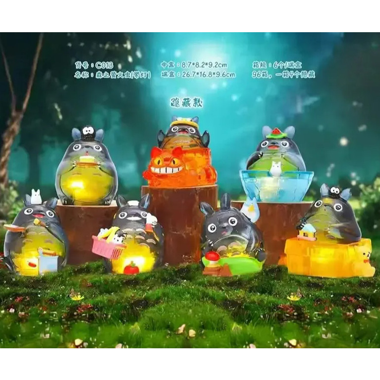 Ready Ghibli Figure Blind Box x Light Night Forest Firefly