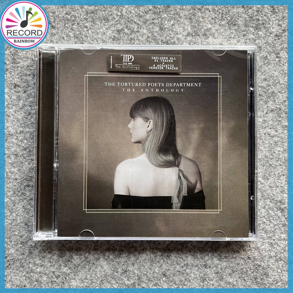 Taylor Swift The Tortured Poets Department “The Black Dog” Edition Japan Version Original CD Brand New Album [Sealed]