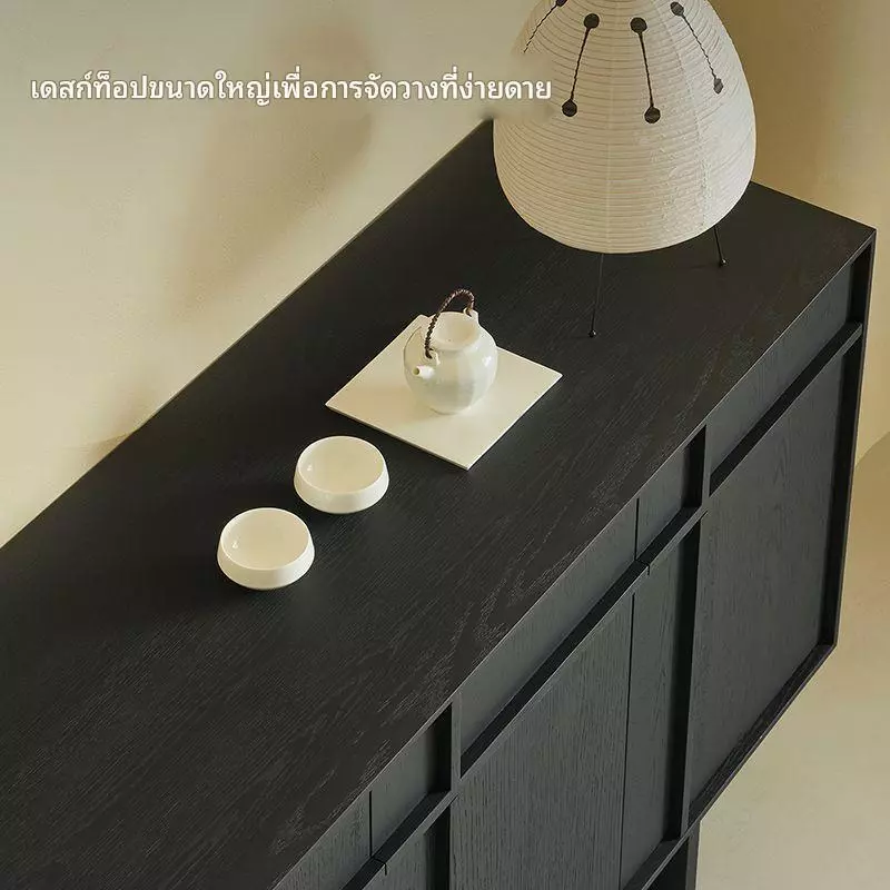 ตู้ข้างสไตล์นอร์ดิกติดผนัง ตู้เก็บของมินิมอล