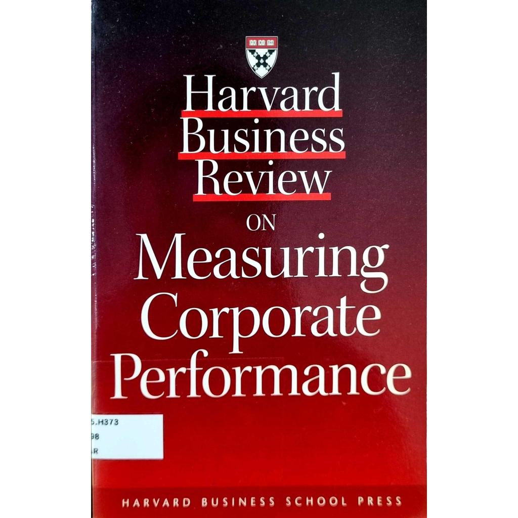 [BnB] USED Harvard Business Review on Measuring Corporate Performance โดย Harvard Business Review (ม