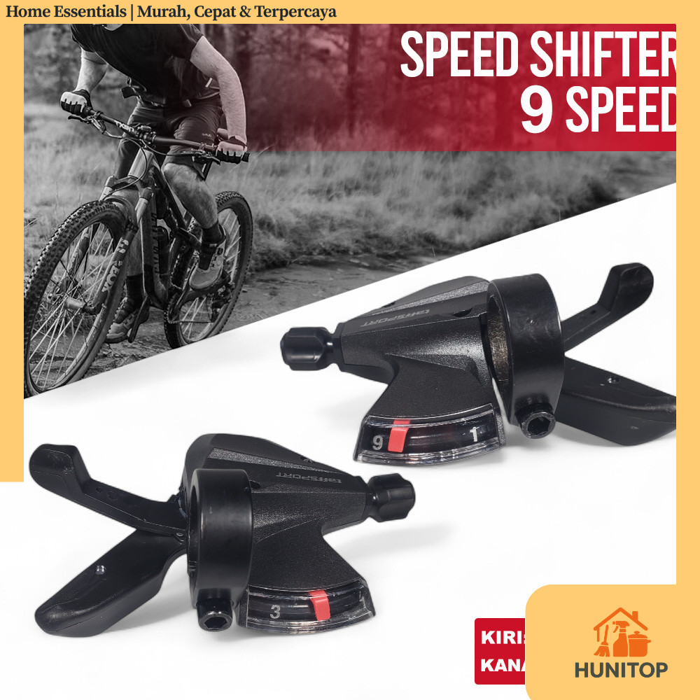 TaffiSPORT Speed Shifter Trigger Bicycle 9 สปีด 2 ชิ้น - SL-M370
