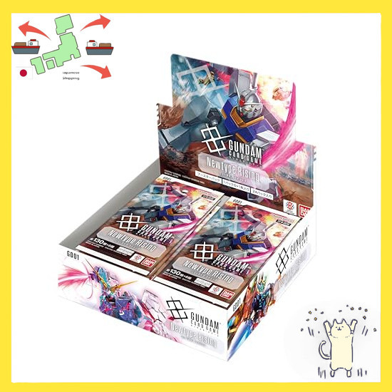 [Japanese Version] BANDAI Gundam Card Game Booster Pack Newtype Rising [GD01] (BOX) 24 Packs