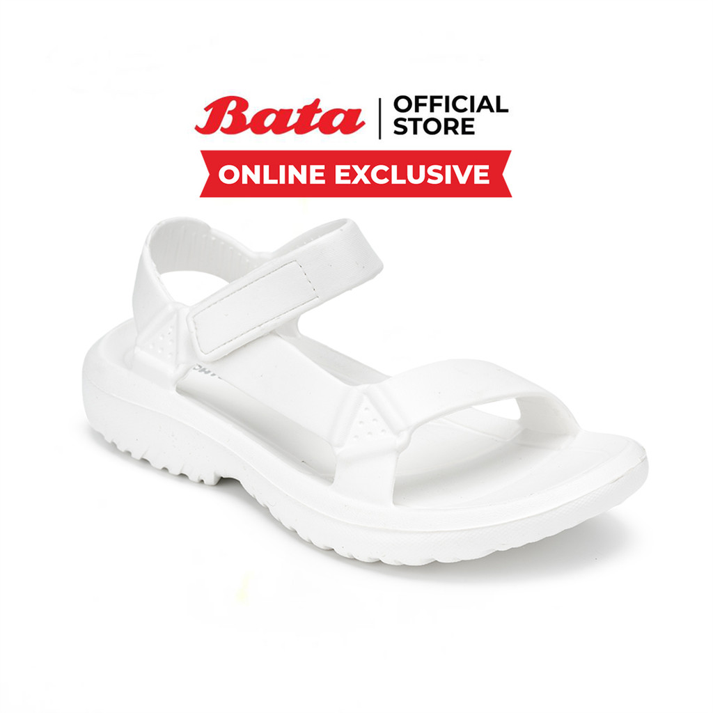 Online Exclusive Bata บาจา FLOATZ รองเท้าลำลองรัดส้น สำหรับผู้หญิง รุ่น LIKA L สีชมพู 6105177 สีขาว 6101177