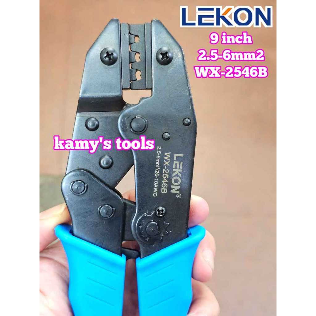 Lekon WX-2546B พลังงานแสงอาทิตย์ cos MC4 คีมกด ยาว 9 นิ้ว 2.5-6mm2