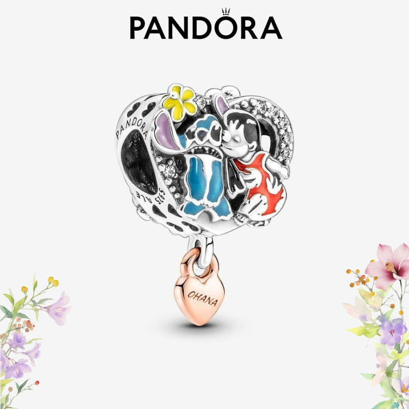 สร้อยข้อมือเงินแท้ S925 ดีไซน์จาก Disney Ohana Lilo & Stitch