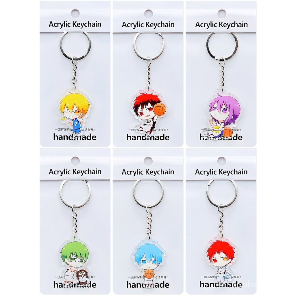 ซื้อ 2 แถม 1 ฟรี Tetsuya Kuroko Vulcan Atsushi Atsushi Atsushi Atsuba Midorima Shintaro จี้ พวงกุญแจ