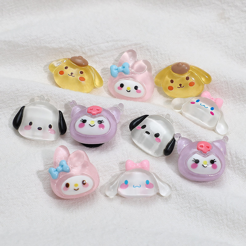 jibbitz crocs jibbitz crocs ของแทั อุปกรณ์เสริมรองเท้าCrocs แบบโปร่งใส ลายดอกไม้น่ารัก สำหรับ 여성