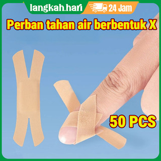 Plester luka khusus berbentuk X, plester sendi, plester ujung jari, plester tahan air, elastis tinggi, bernapas, portabel, universal