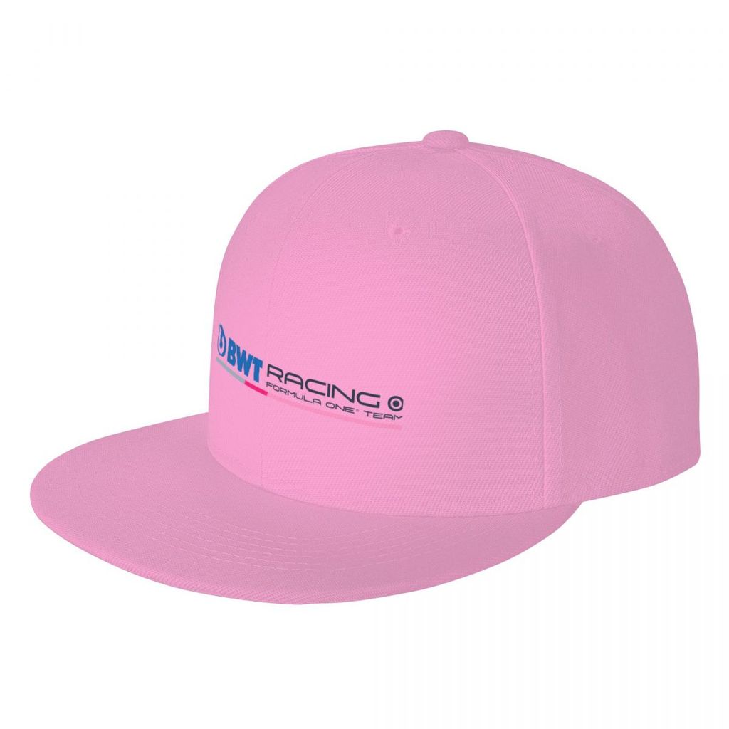 หมวกฮิปฮอปผู้ชาย แบบแบน พิมพ์ลายโลโก้ทีมแข่ง BWT F1 สีสันชัดเจน