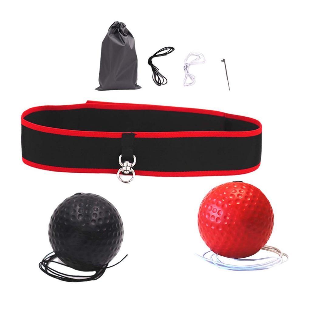 [arutoxalc] Boxing Reflex Ball Headband React Ball Punch Practice Reflex Punching Ball ปรับได้สําหรั