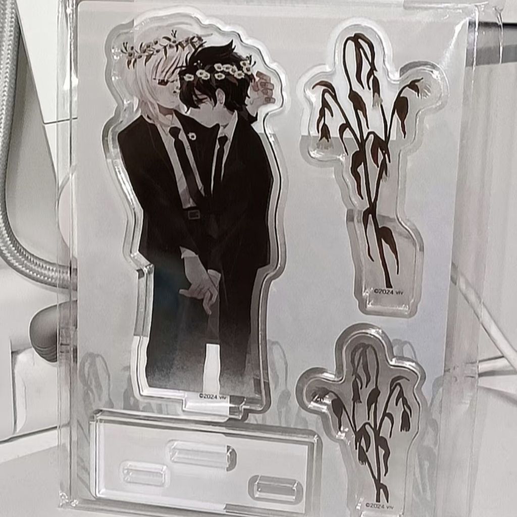 Saihate Station Garland ขาตั้งอะคริลิค Haru Akinashi‌ รูป Shion Tatsumi Standee Display อะนิเมะสินค้าคอลเลกชันเครื่องประดับตกแต่ง