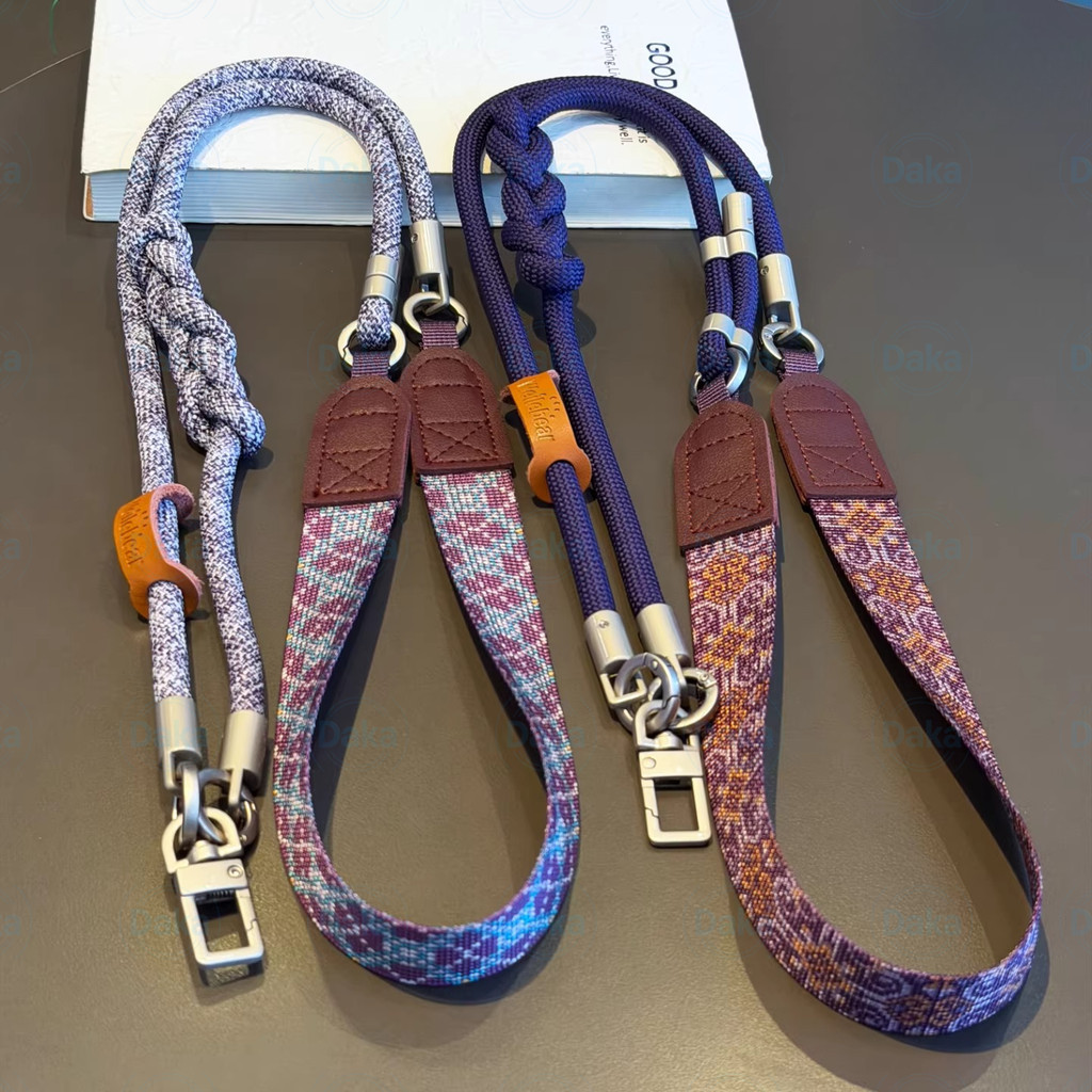 Retro พิมพ์กลางแจ้ง Anti-Lost โทรศัพท์มือถือ Lanyard Cross-Body สายคล้องสายคล้องมือปรับความยาว Multi-Function Multi-Purpose กว้าง Shou
