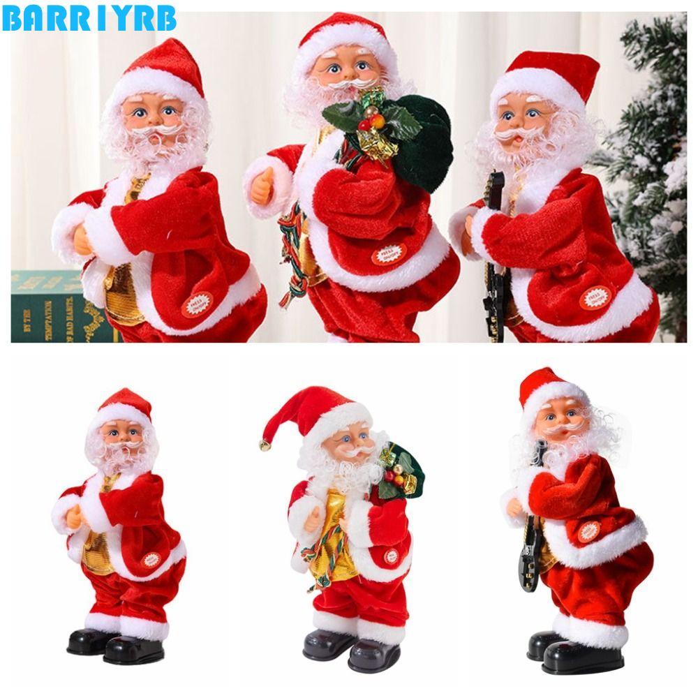 BARR1YRB ซานตาคลอสไฟฟ้า, เชือกปีนเขาบันได Twerk Santa Claus, อุปกรณ์คริสต์มาสร่มชูชีพ Twerk Dance Tr
