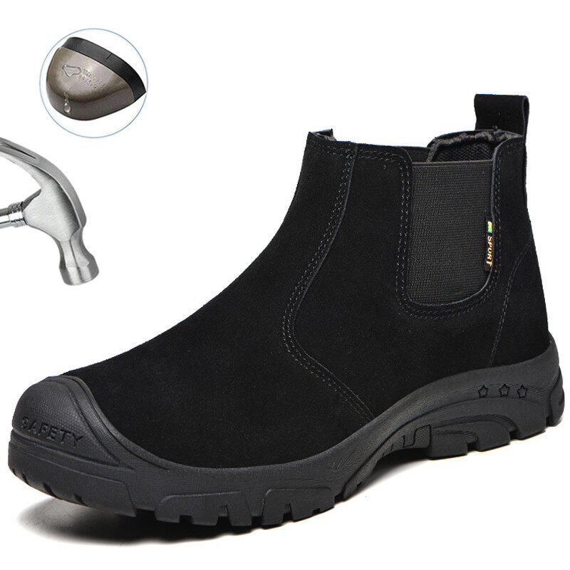 Work & Safety Boots Indestructible Safety Shoes Men Puncture-Proof Work Sneakers Men Work Shoes Outd