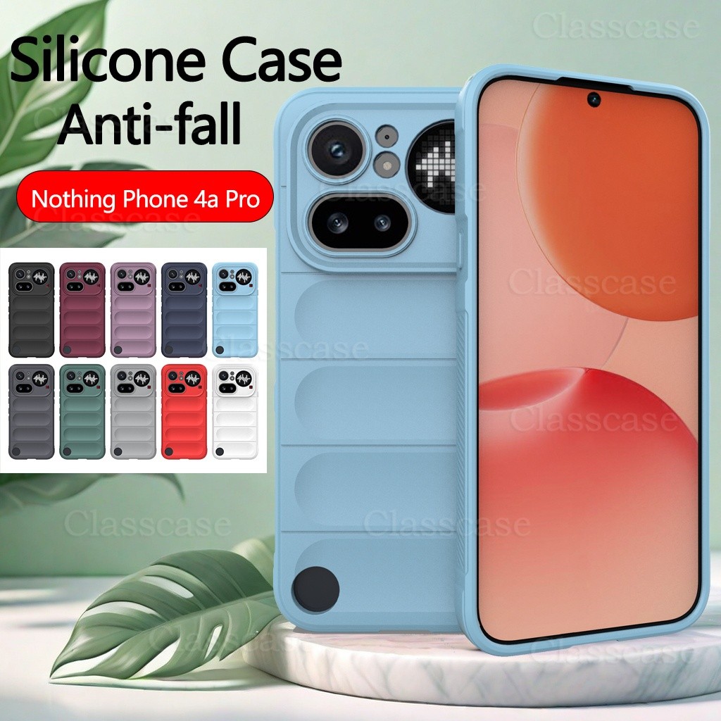 Nothing Phone 4a Pro 2026 สําหรับ Nothing Phone 4a 4 a Pro 4aPro Phone4a Phone4aPro แฟชั่นซิลิโคนเคสโทรศัพท์กล้องป้องกันคู่กันกระแทกปลอกปกหลังนุ่ม