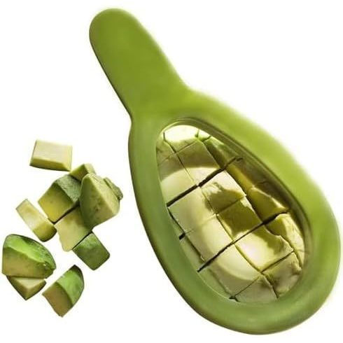 Avocado Salad สแตนเลสก้อน Scoop Slicer Cuber และ Dicer Chopper มีดลบ Pit ความปลอดภัย, pitter Coop Sl