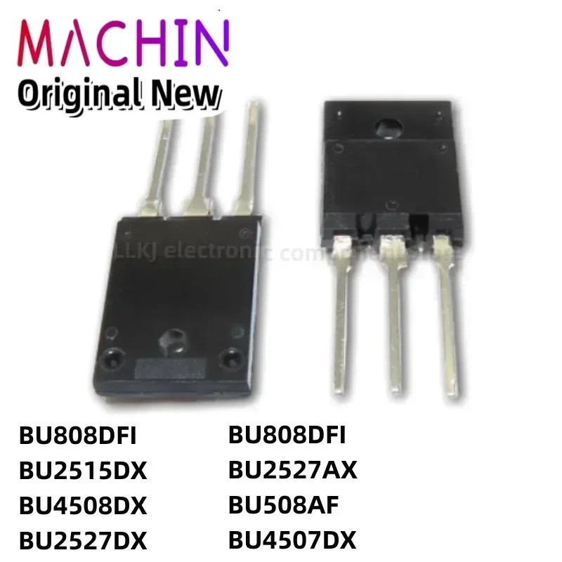 5pcs BU808DFI BU2515DX BU4508DX BU2527DX BU808DFI BU2527AX BU508AF BU4507DX TO3PF Field Effect ทรานซ