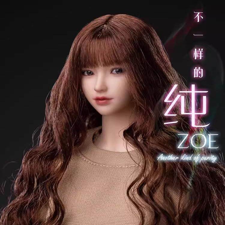 I8toys 1/6 I8-H005 Xiaochun Movable Eye ทหารหญิงหัวประติมากรรมเหมาะสําหรับ 40 ซม.หญิง