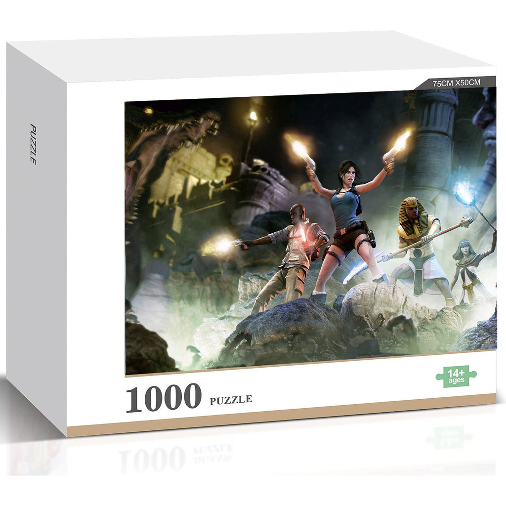 Lara Croft และวัดของ Osiris จิ๊กซอว์ไม้ของเล่นของขวัญตกแต่ง