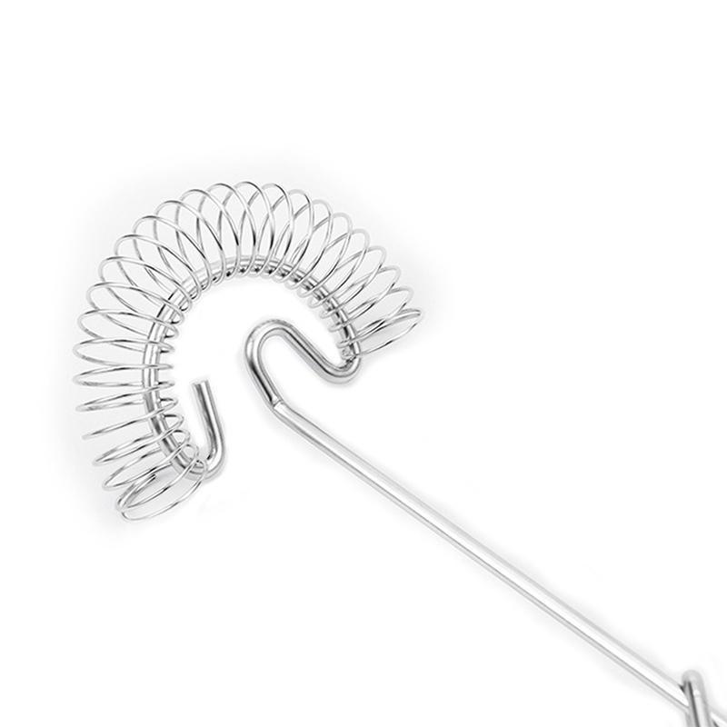 Blossom Bazaar แบบพกพาฤดูใบไม้ผลิไข่ Stirrer Beater Manual Coil Whisk CoffeeMilk Blender ปัด BB