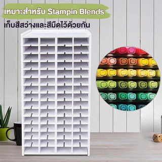 🇹🇭ส่งจากไทย🇹🇭 ที่ใส่ปากกามาร์กเกอร์（PVC Material）ที่ใส่ปากกาเมจิกสำหรับงานศิลปะ ที่จัดระเบียบโต๊ะทำงานขนาดใหญ่ มีช่องให้เลือก 72/120/180/240 ช่อง
