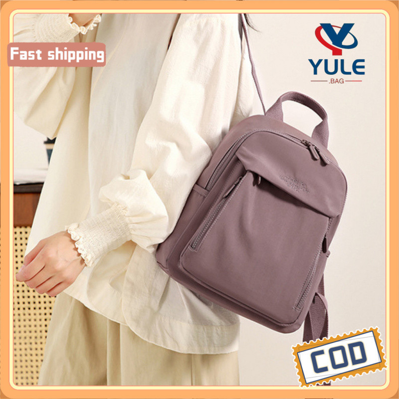 YULE กระเป๋าเป้สะพายหลัง Unisex ทำจากไนลอนกันน้ํา เหมาะสำหรับการเดินทางและทำงาน มีหลายช่องเก็บของ และสามารถใช้ใส่อุปกรณ์อย่าง iPad ราคา ถูกที่สุด ดีลบีเคเค แกลเลอรีภาพที่ 9