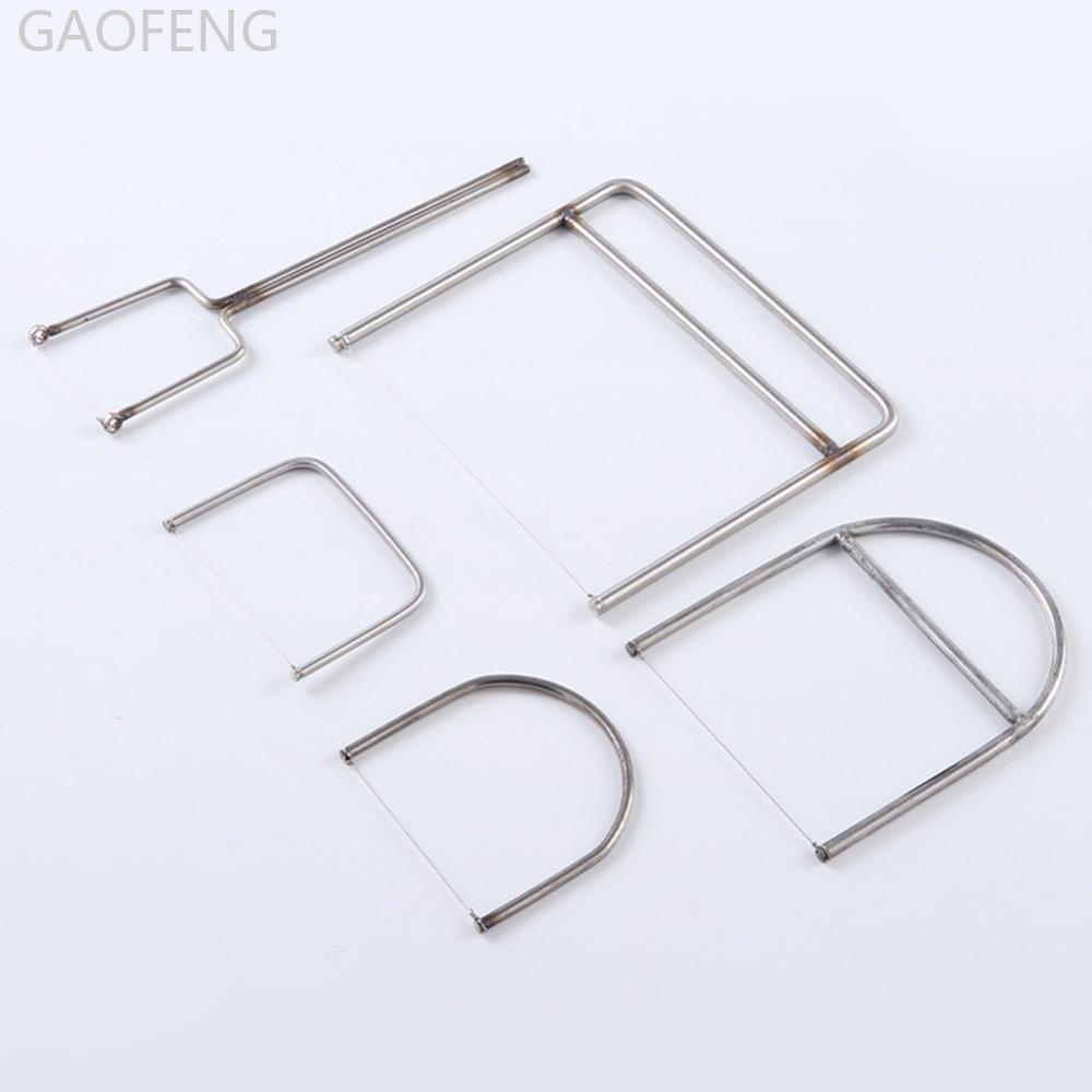 GAOFENG ลวดเครื่องตัดดินสแตนเลสปรับ U รูปร่าง Precision เครื่องปั้นดินเผาเครื่องมือตัดสําหรับเซรามิค Art Clay Sculpture DIY Craft Supplies C6T8