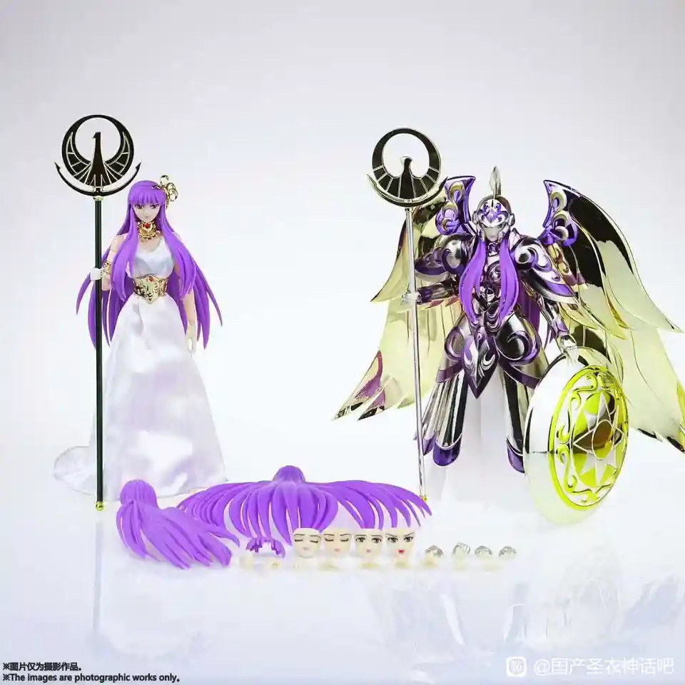 พร้อมสต็อก MST God Athena Saint Cloth Seiya Myth EXM God Athena Shirodo เส้นด้าย-ทอ Double Body พร้อ
