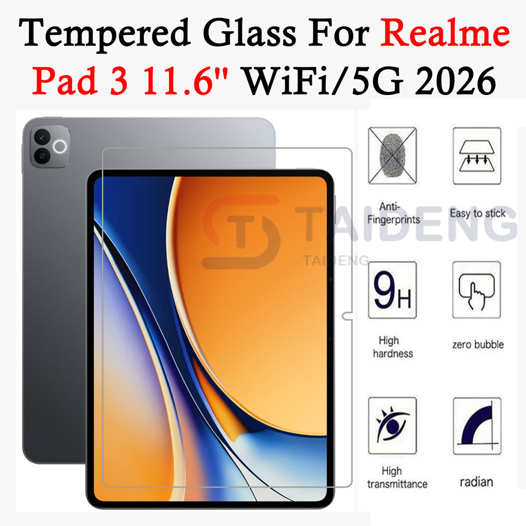 สําหรับRealme Pad 3 WiFi / 5G 11.6 2026 9HกระจกนิรภัยHDป้องกันหน้าจอGuard