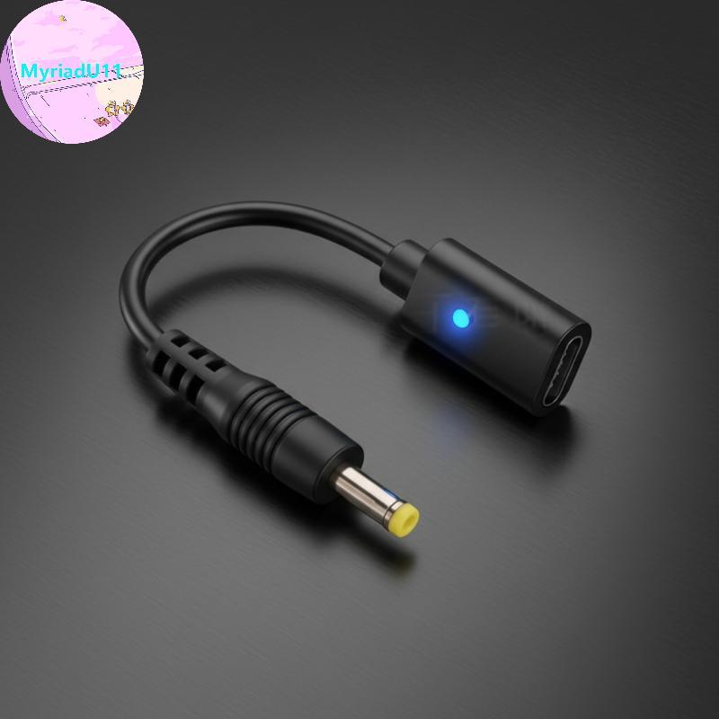 MyriadU 1/5Pcs ประเภท C LED แปลงสาย USB C สําหรับ PSP1000 2000 3000 Controller ชาร์จอะแดปเตอร์เกมคอน