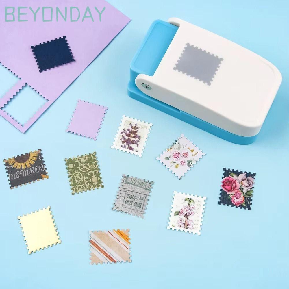 GUOGUA Stamp Border Punch, Embosser DIY Crafts Stamp ลายนูน| ทําด้วยมือประหยัดแรงงานแบบพกพาแสตมป์ฟัน