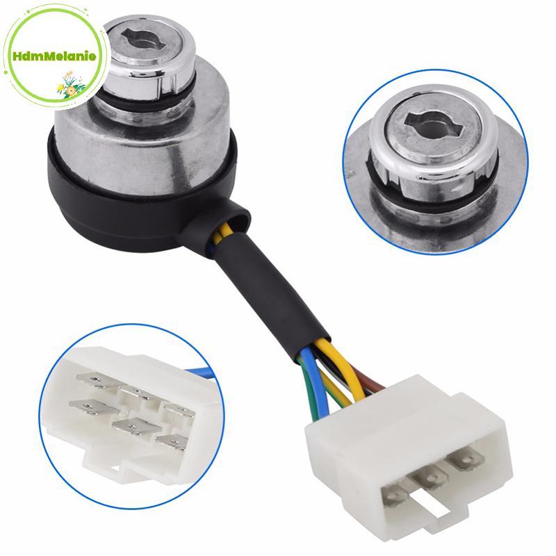 HDMM 4/6 สายไฟเครื่องกําเนิดไฟฟ้าเบนซินเริ่มต้น Key Lobination สวิทช์สําหรับ 2-3KW 168F และ 5-8kw 18