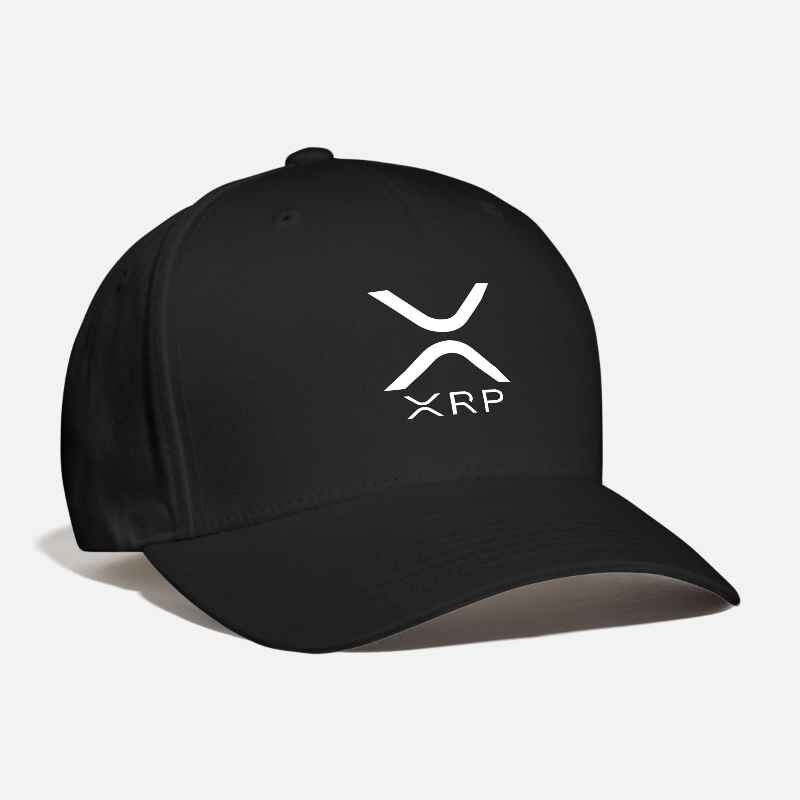 ใหม่ผู้ชายแฟชั่นส่วนลด Ripple (XRP) โลโก้ที่กําหนดเองปัก Cryptocurrency crypto hodl xrp เหรียญ block