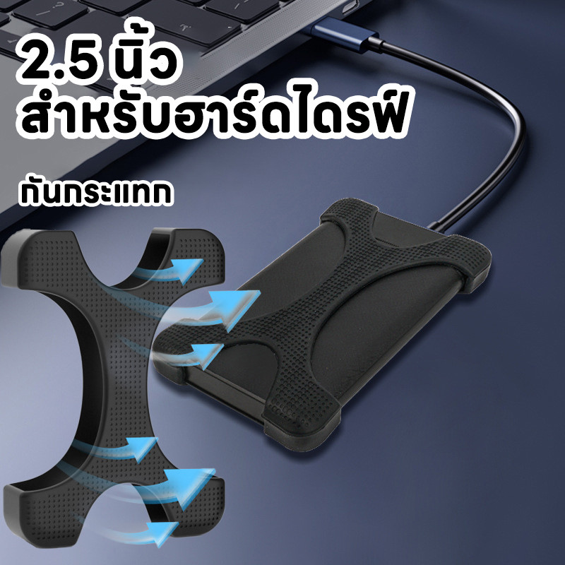 พร้อมส่งด่วน เคสซิลิโคน เคสฮาร์ดดิสก์ไดรฟ์ HDD ซิลิโคน กันกระแทก HDD Protector ขนาด 2.5 นิ้ว