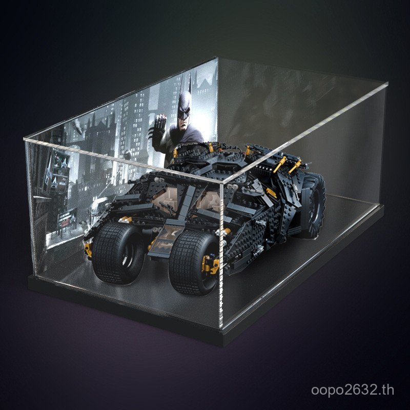 Knight กล่องเก็บของกล่องเหมาะสําหรับ Super Display อะคริลิค Batmobile 76240 Series Kaohsiung ความมืด