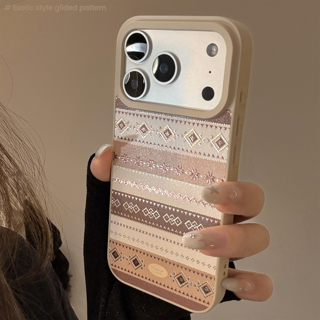 INS Texture เคสโทรศัพท์สําหรับ IPhone 17 Pro Max 17Air 16 15 14 13 12 กันกระแทกป้องกันปลอก X6WZ