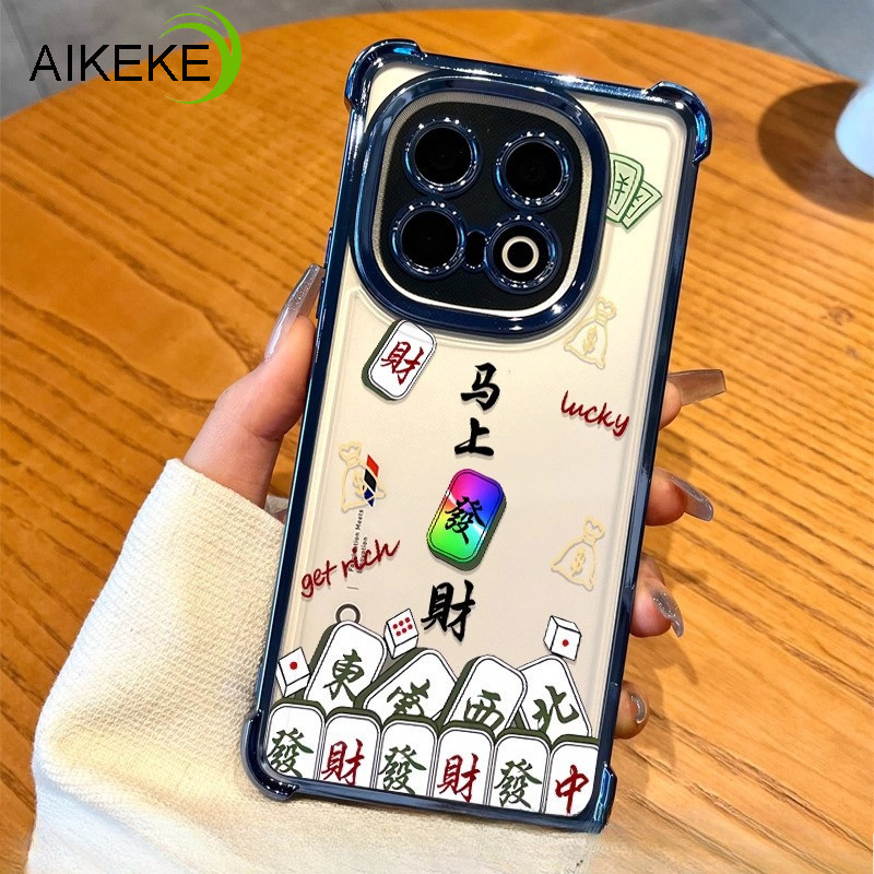 ไพ่นกกระจอกจีนชุบกรอบเคสโทรศัพท์สําหรับVivo Y51 Pro Y51A Y39 Y38 Y37C Y36i Y36 Y36T Y35 Plus YY33S Y