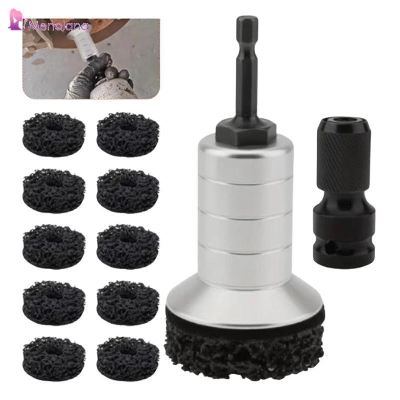 [Menolana] Wheel Hub Rust Remover Stud เครื่องมือทําความสะอาดโลหะสําหรับชุดเครื่องมือบํารุงรักษารถยน