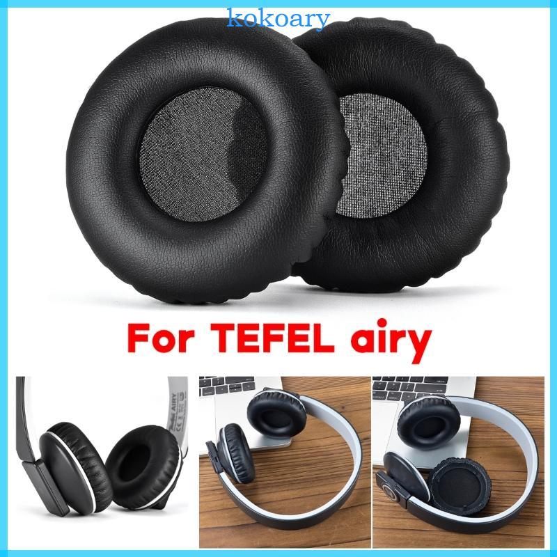 KOK ชุดหูฟังแผ่นรองหูฟังสําหรับ TEFEL airy หูฟัง Earmuff แผ่นรองหูฟังเปลี่ยน