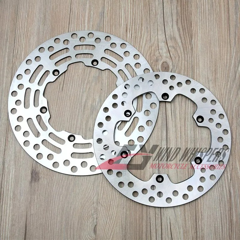 250/220 มม.ด้านหน้าด้านหลังเบรคโรเตอร์สําหรับ Suzuki DR 125 08-12 RM 125 250 RM125 RM250 89-98 RMX 2