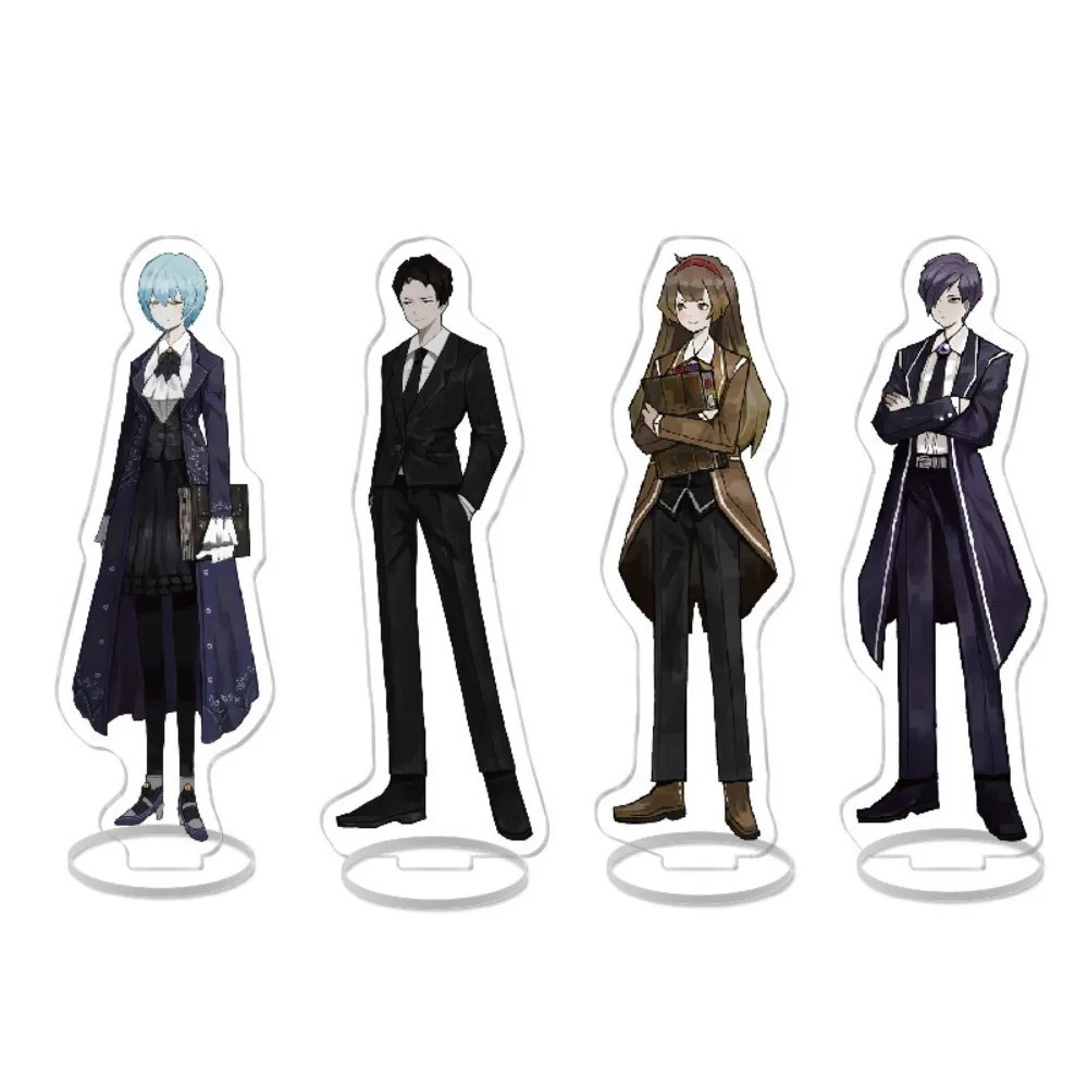 อะคริลิค Standee รุ่น Library of Ruina Roland Angela Malkuth Hkma โต๊ะเรียนตกแต่งของขวัญเกม