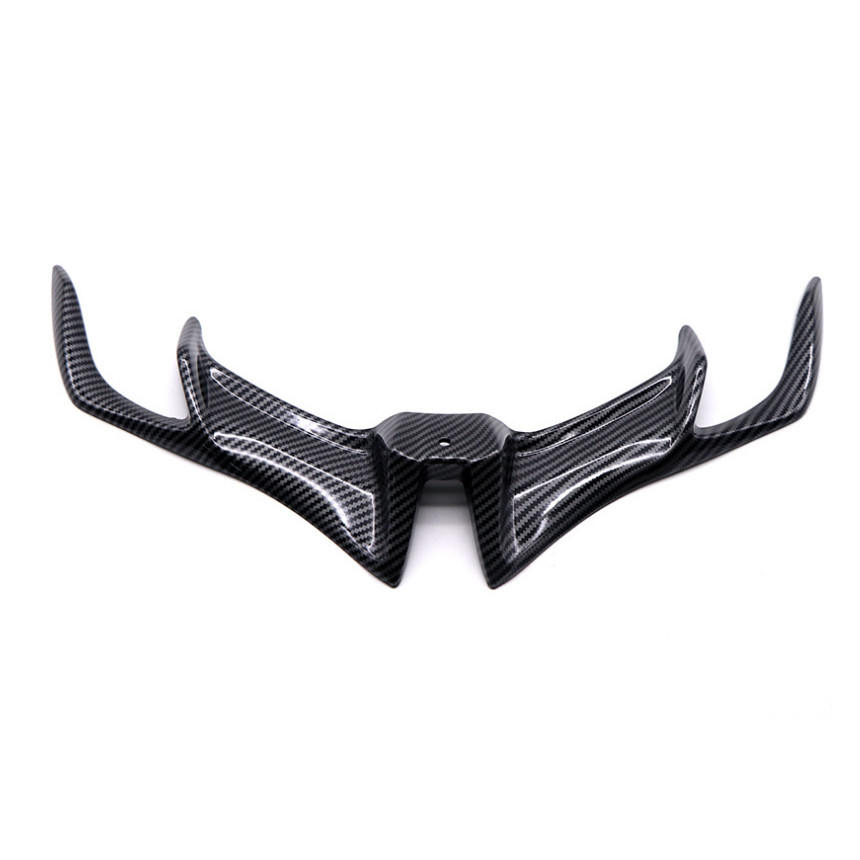 เหมาะสําหรับ Yamaha R15 V3 Beak ปีกลมคงที่ปีกทางเข้าลมปีก Shark Fin อุปกรณ์เสริมเปลือกรถจักรยานยนต์