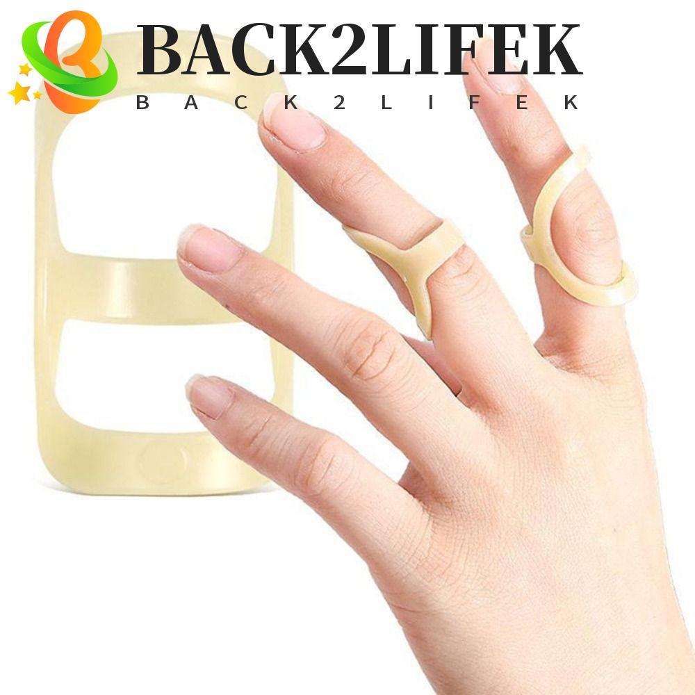 BACK2LIFEK Splint Finger Splint,รูปไข่กันน้ําFinger Splint Support,Toe Joint Fixator Bend Finger Cuf